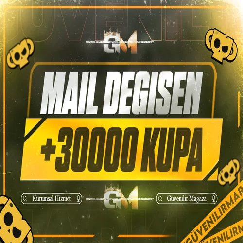 Brawl Stars +30000 Kupa Mail Değişen